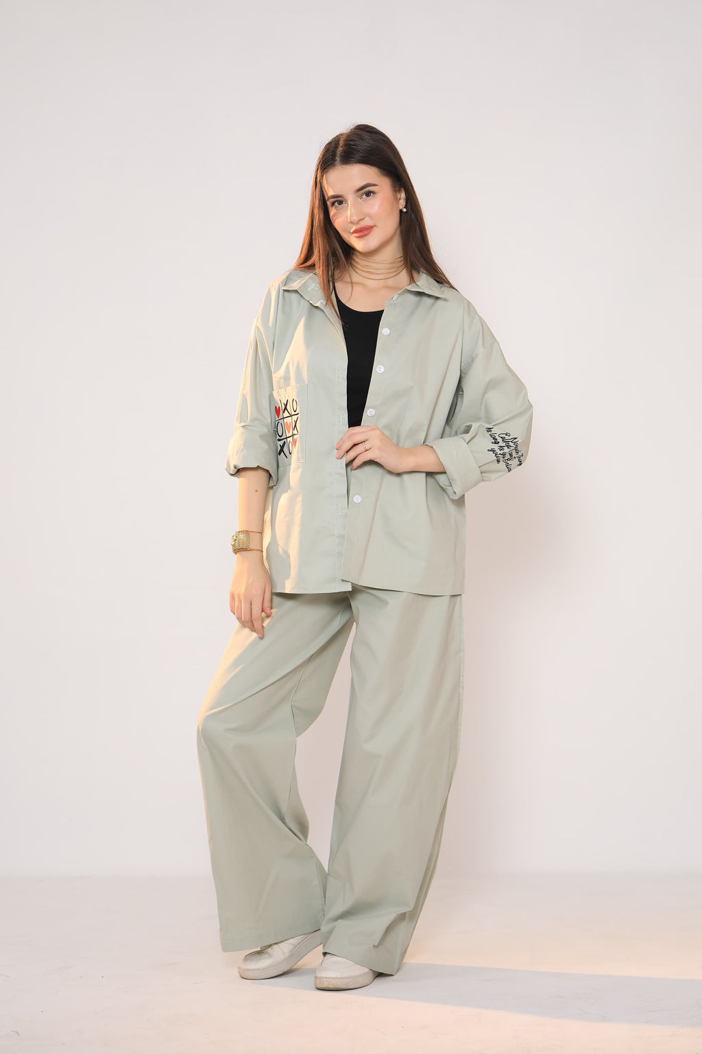 MINT GREEN PLAYFUL STATEMENT SET