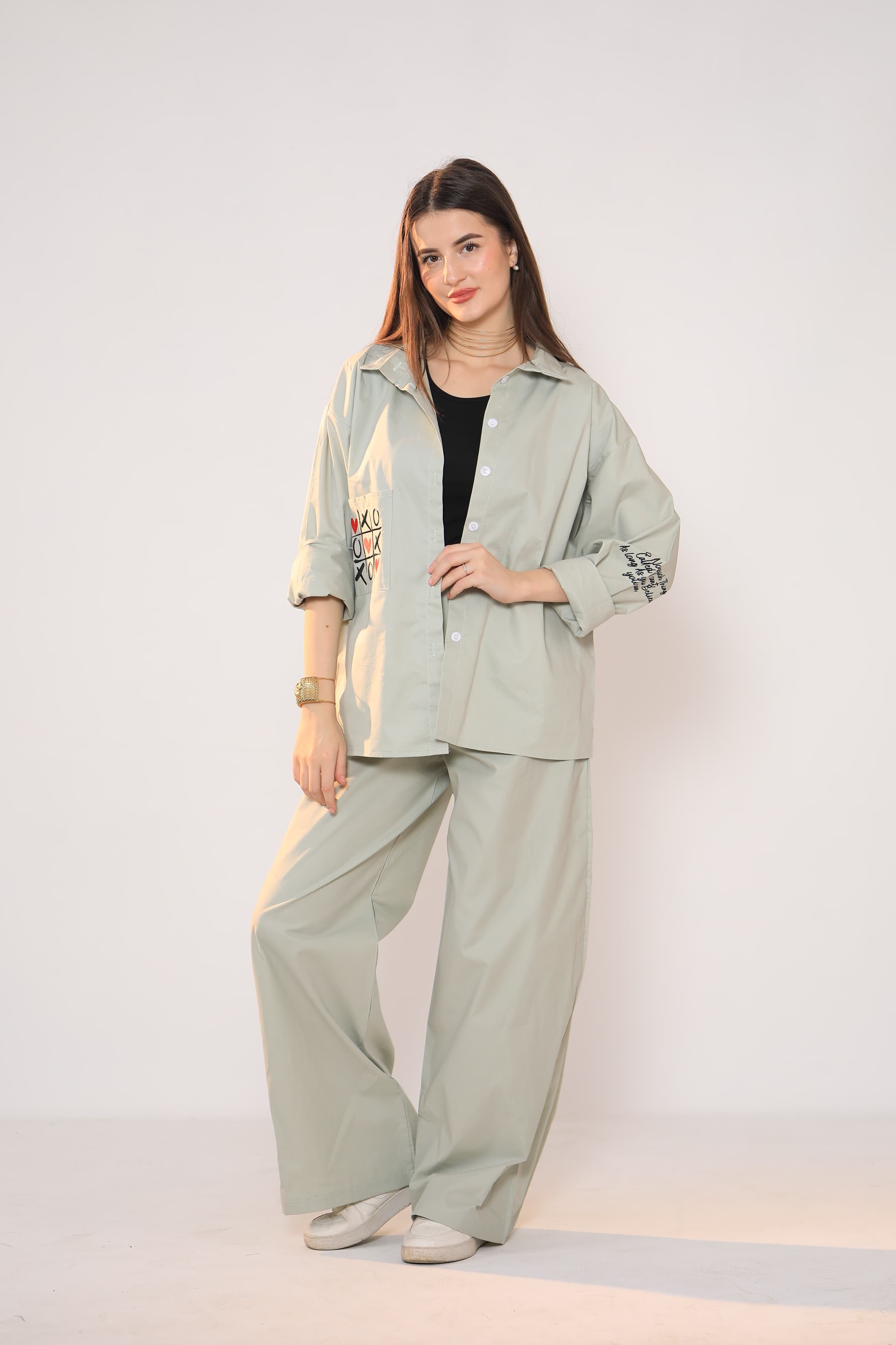 MINT GREEN PLAYFUL STATEMENT SET