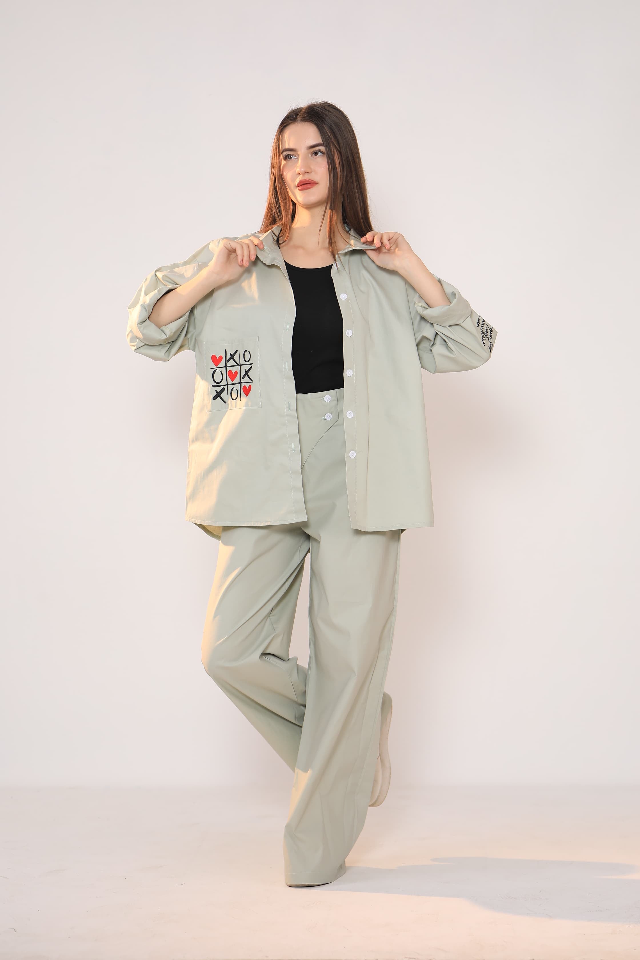 MINT GREEN PLAYFUL STATEMENT SET