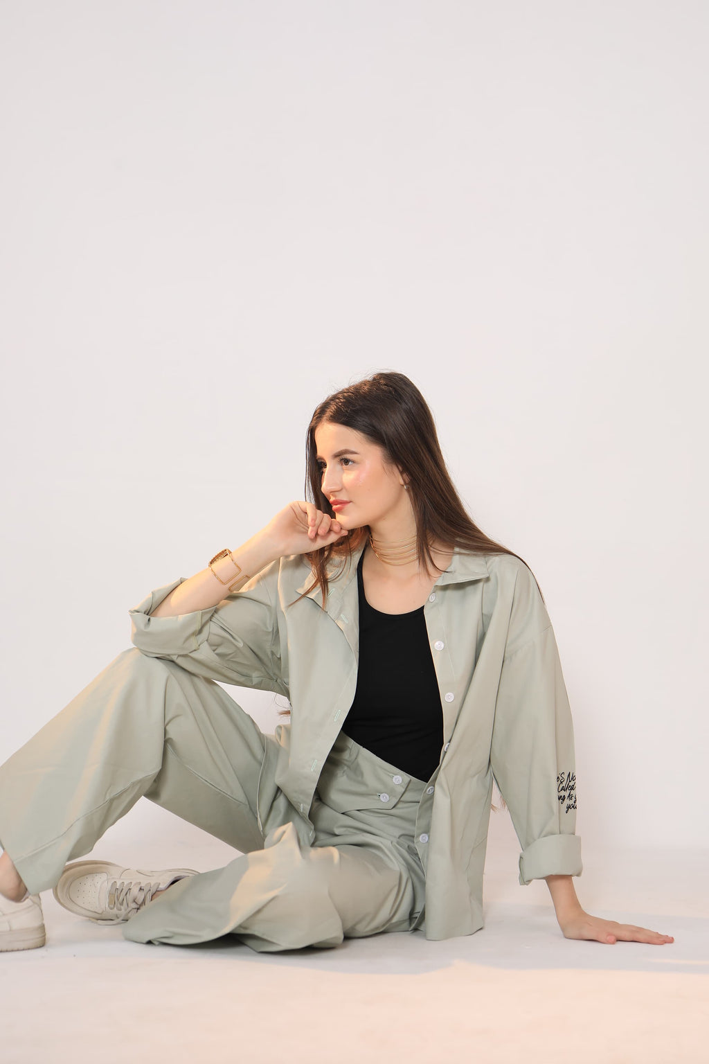 MINT GREEN PLAYFUL STATEMENT SET