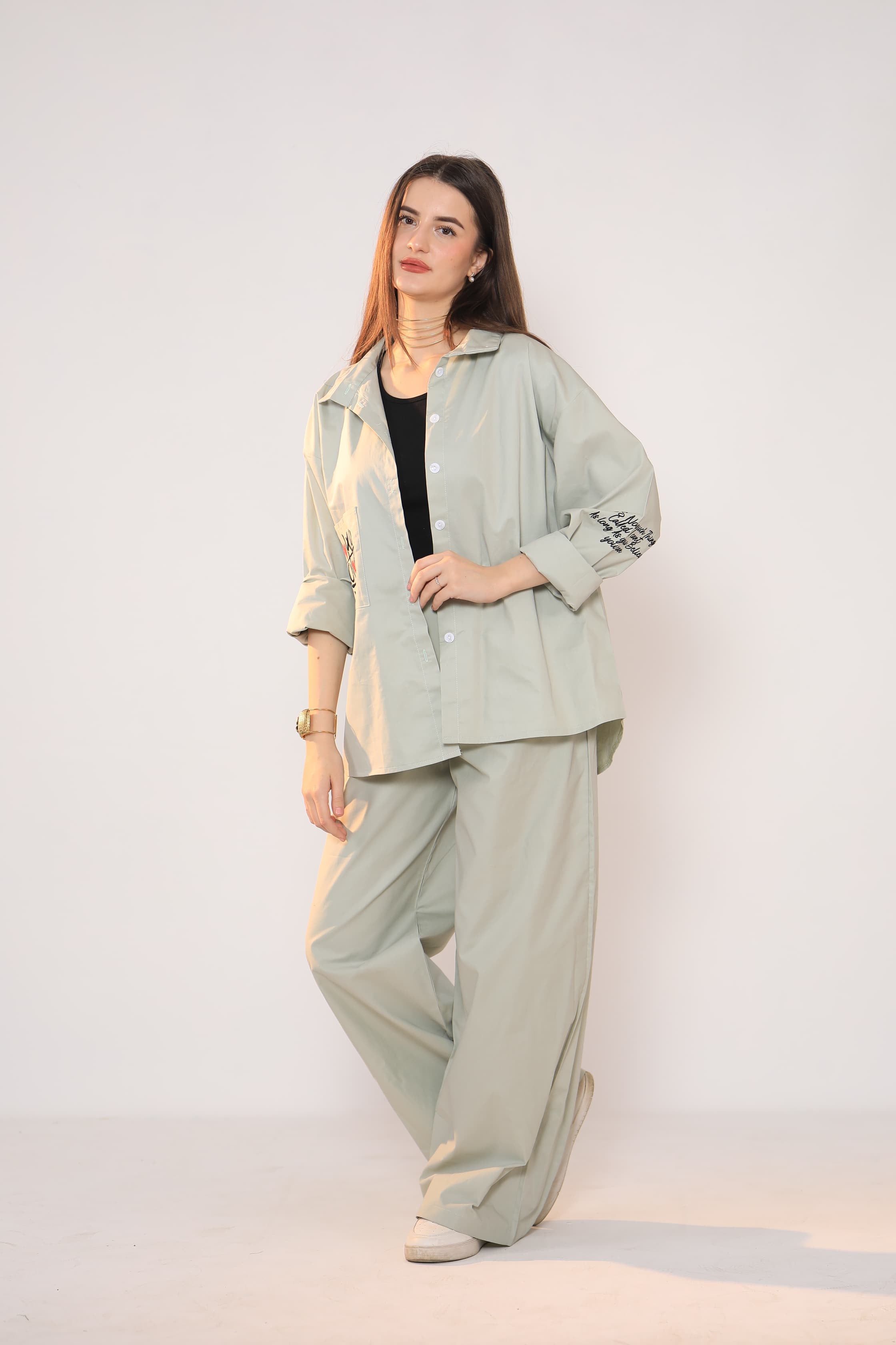 MINT GREEN PLAYFUL STATEMENT SET